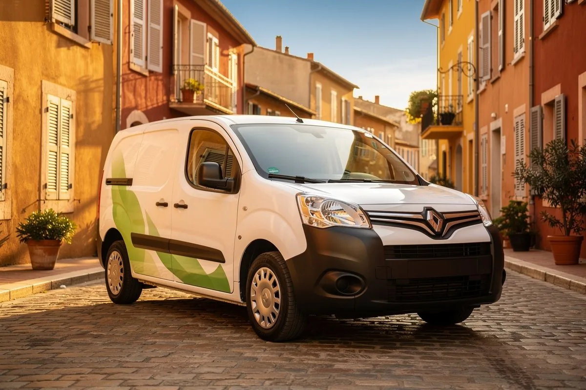 Camionnette d'un serrurier du réseau